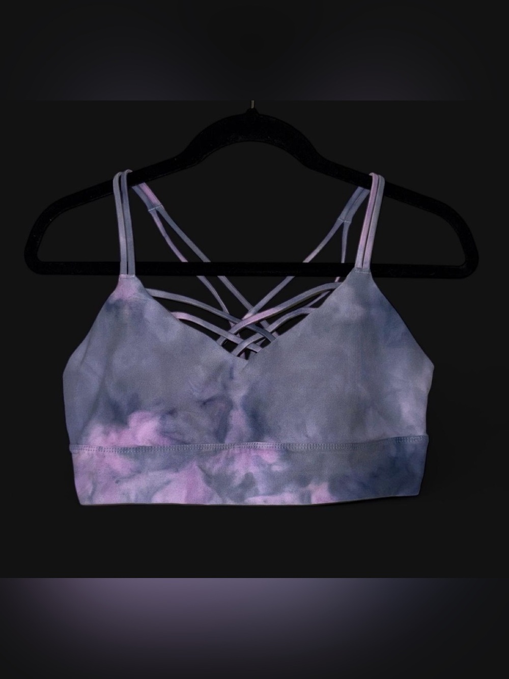JOYLAB tie-dye sports bra with criss-cross straps sz S ✨